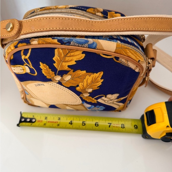 Loewe Blue and Tan Vintage Crossbody Bag - Picture 8 of 11